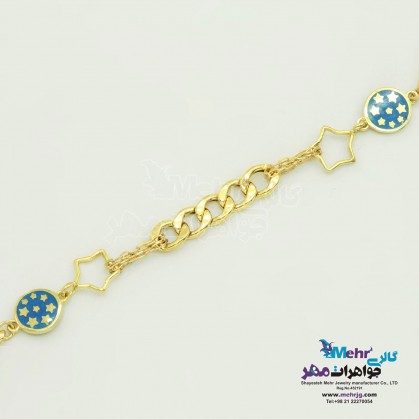 دستبند طلا - طرح زروان-MB1457